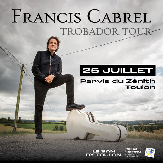 FRANCIS CABREL LE 25 JUILLET - 20H30